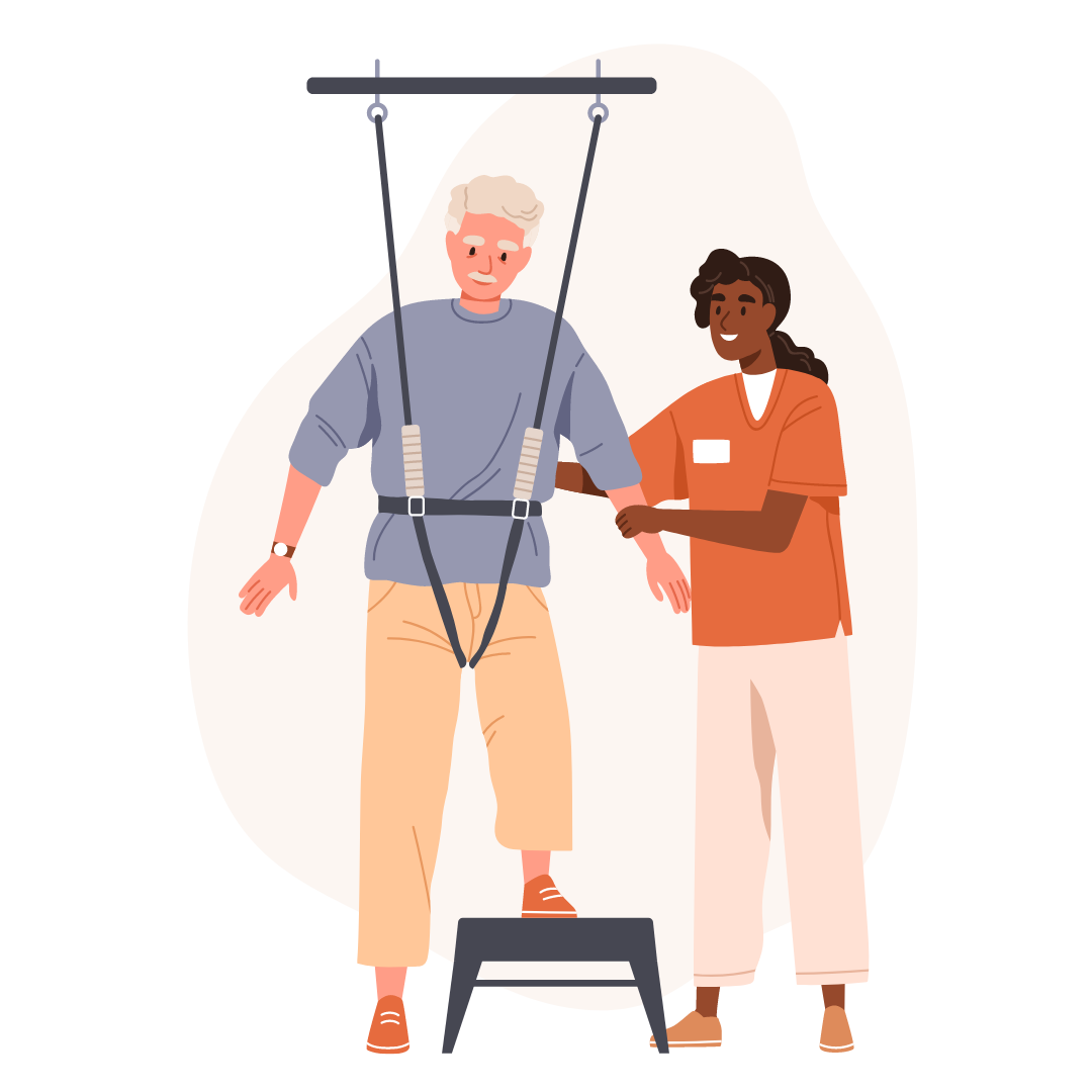 Individuelle Therapie Physiotherapie bei Hips don't lie Patient bei individueller Physiotherapie in der Praxis Hips don't lie