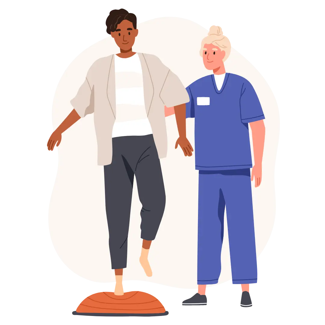 Physiotherapie in der Physiotherapie-Praxis Hips don't lie in Hamburg Patient bei Physiotherapie Manueller Therapie